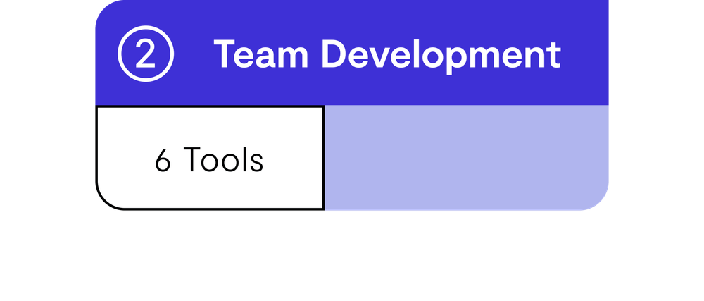 Modul 2 Illustration beschriftet mit "Team Development"
