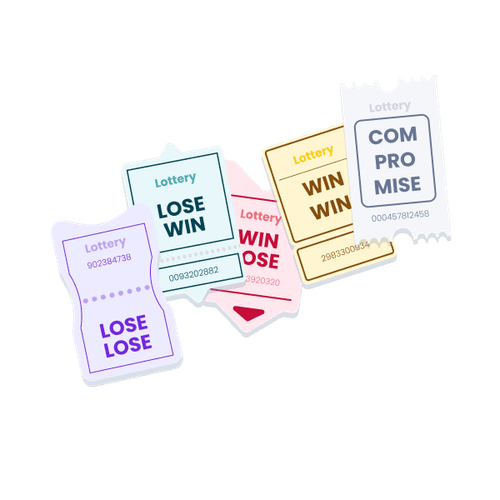 visual of lottery tickets