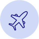 icon of an airplane